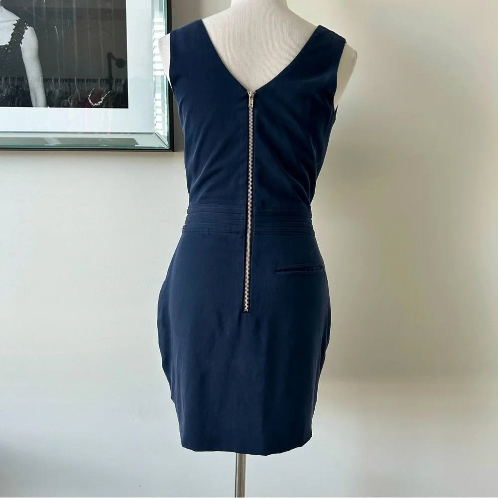 Play with Fala Drape Neck Faux Wrap Dress - Picture 2 of 7